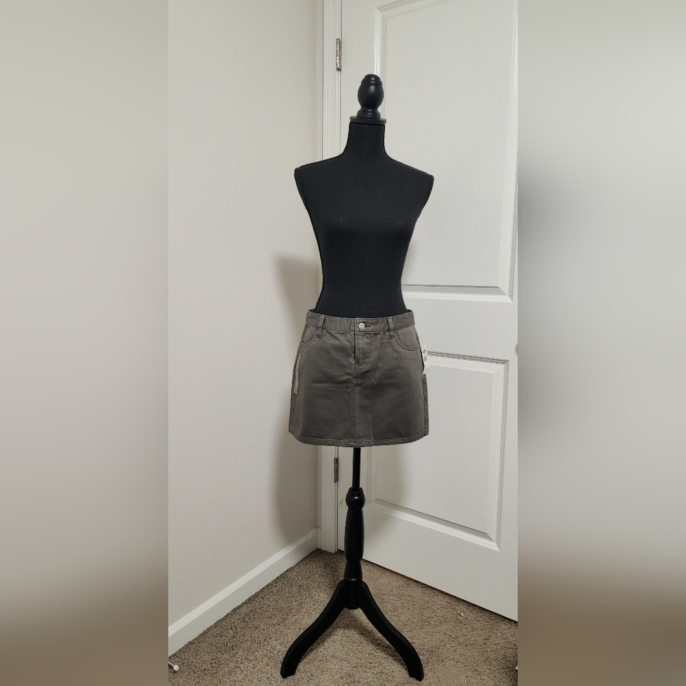 Old Navy Charcoal Mini Skirt